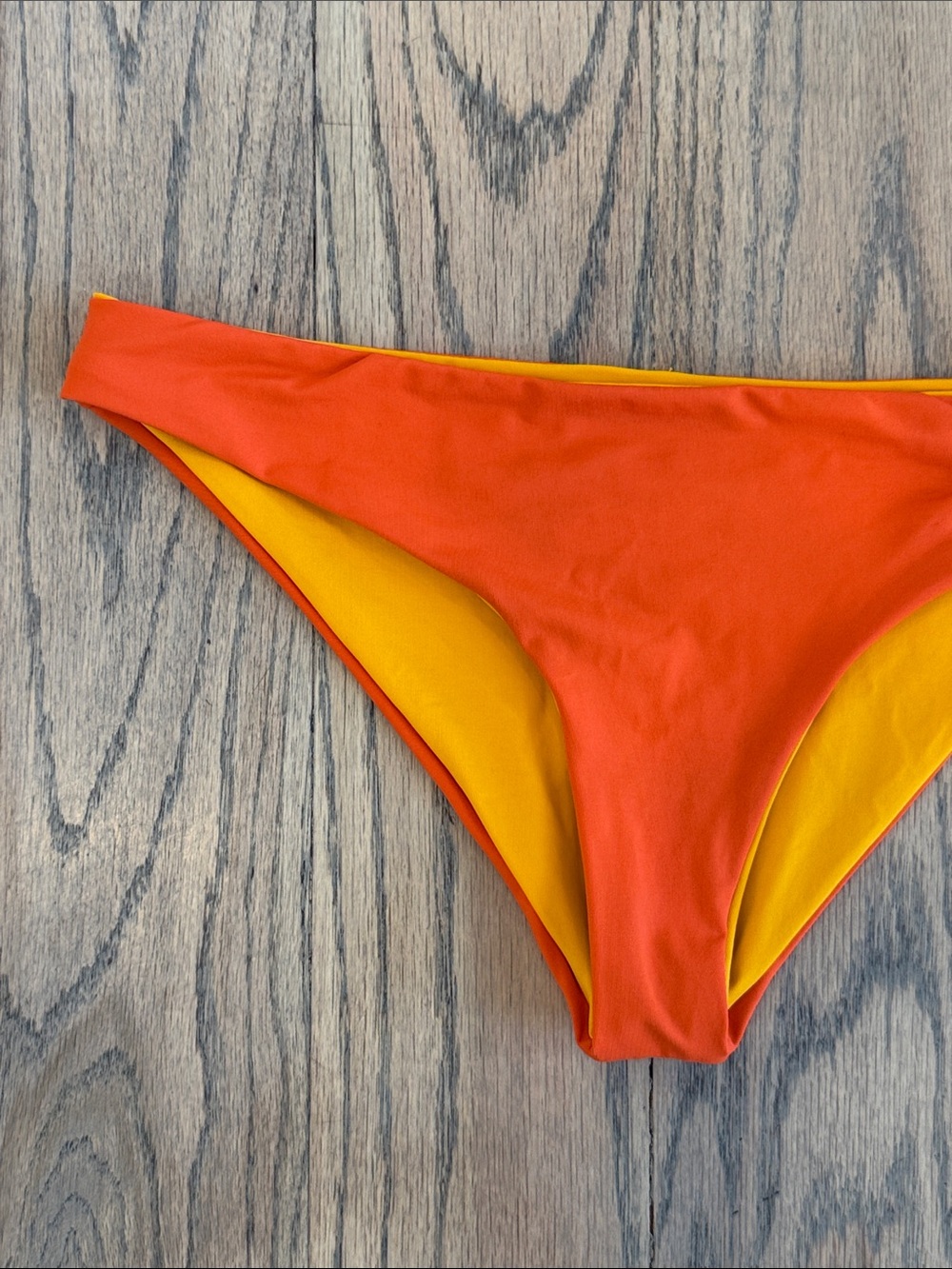 L*Space Women’s Breakers Reversible Orange Women's Swim Bottom Size Small - Picture 2 of 9